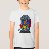 Super Rex: de ultieme dinosaurusheld Tri-Blend Shirt (Voorkant)