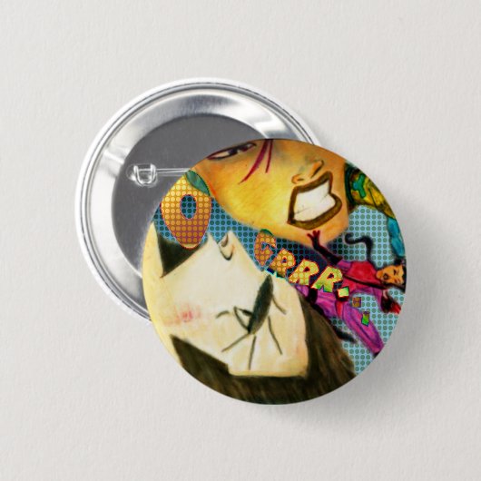 Super Ronde Button 5,7 Cm (Voorkant /achterkant)