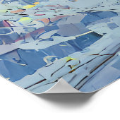 Super Saiyan Goku Epic Rain Fight Poster (Hoek)