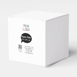 super sale business discount scan QR code details Bedankdoosjes