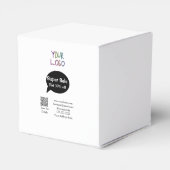 super sale business discount scan QR code details Bedankdoosjes (Achterkant)