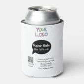 super sale business discount scan QR code details Blikjeskoeler (Blikje Voorkant)