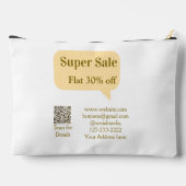 super sale business discount scan QR code details  Etui (Achterkant)