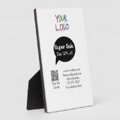 super sale business discount scan QR code details Fotoplaat (Zijkant)