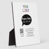 super sale business discount scan QR code details Fotoplaat (Zijkant)
