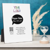 super sale business discount scan QR code details Fotoplaat (Zijkant)