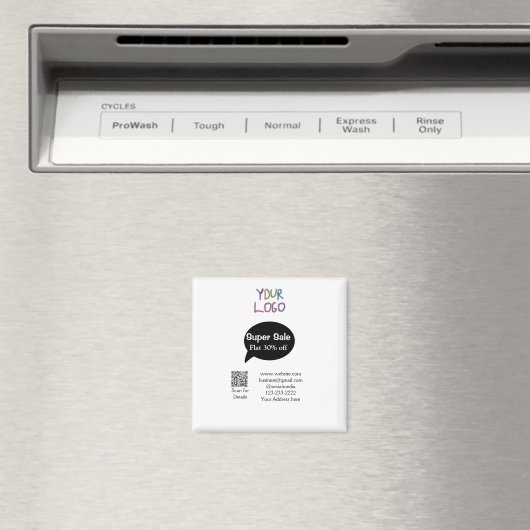 super sale business discount scan QR code details Magneet (Insitu (Vaatwasser))