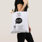 super sale business discount scan QR code details Tote Bag (Dichtbij)