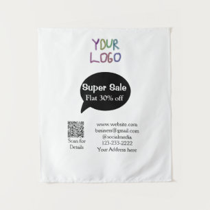 super sale business discount scan QR code details Wandkleed