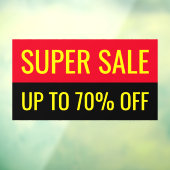 Super Sale Eenvoudige Oogverblindende Zakelijke Ui Raamsticker (Vel 3)