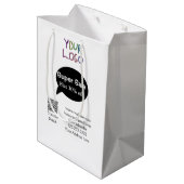 super sale zakelijke korting scan QR-code details  Medium Cadeauzakje (Achterkant Gekanteld)