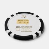 super sale zakelijke korting scan QR-code details Poker Chips (Enkel)