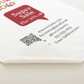 super sale zakelijke korting scan QR-code details Sherpa Deken (3/4)