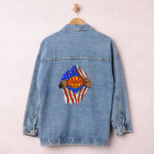 Super Sales Recruiter Hero Job Denim Jacket (Hangar)