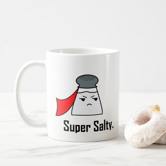 Super Salty-Mok Koffiemok (Met donut)