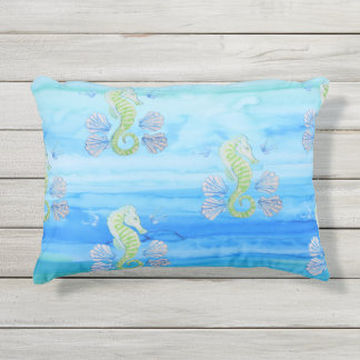 Super Sammy Seahorse Outdoor Pillow Buitenkussen