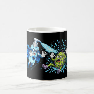 Super Sanitizer vs. Germ Monster Koffiemok