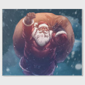 Super Santa Cadeaupapier (Vlak)
