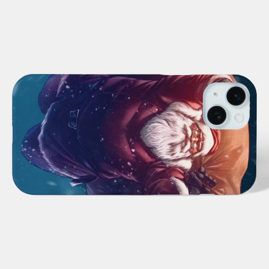 Super Santa Case-Mate iPhone Case (Achterkant (horizontaal))