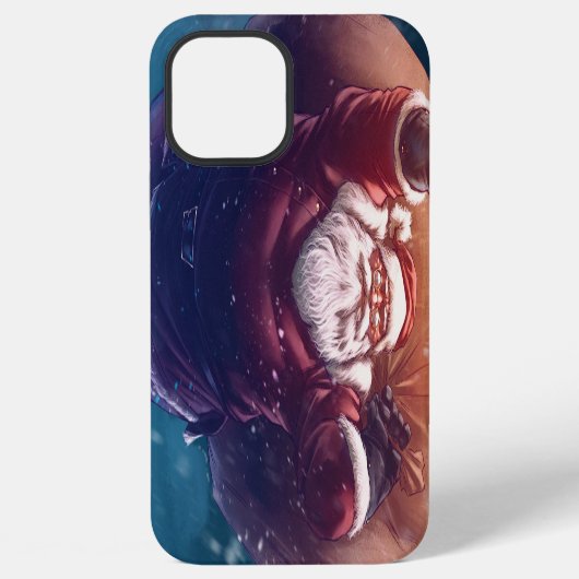 Super Santa iPhone Hoesje (Achterkant)