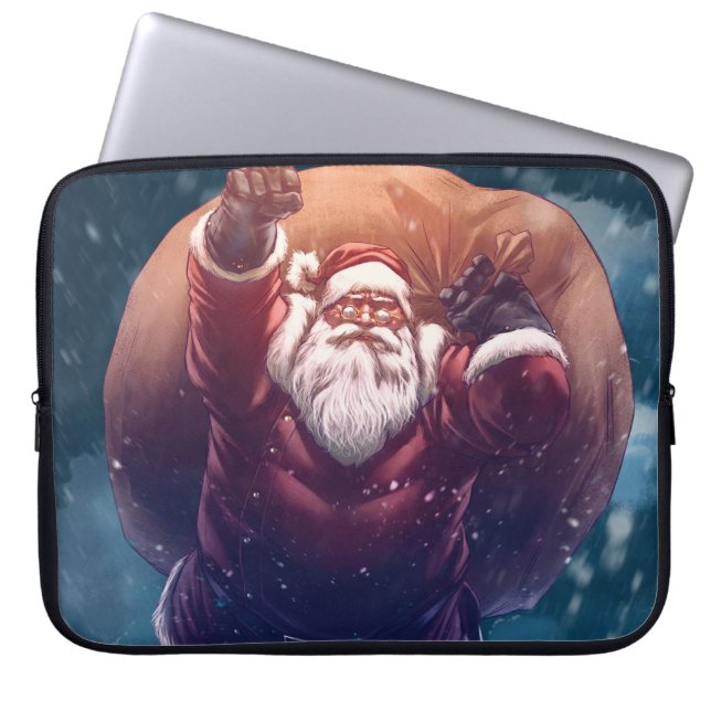 Super Santa Laptop Sleeve (Voorkant)