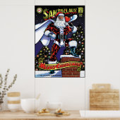 Super Santa Poster (Keuken)