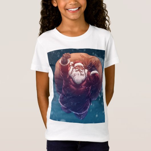 Super Santa T-shirt (Voorkant)