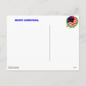 SUPER SANTA van Charis Dondeli Feestdagenkaart (Achterkant)