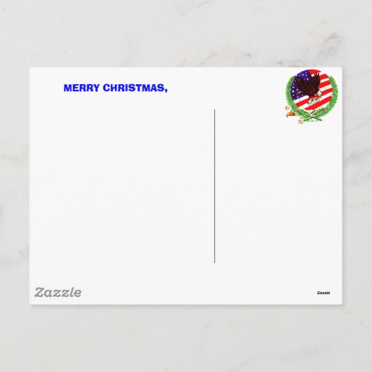 SUPER SANTA van Charis Dondeli Feestdagenkaart (Achterkant)