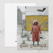 Super Scary en Fun kerstWenskaart! Feestdagenkaart (Voorkant / Achterkant)