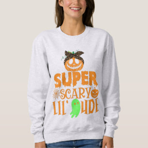 SUPER SCARY LIL' DUDE - CUTE SCARY PUMPKIN TRUI