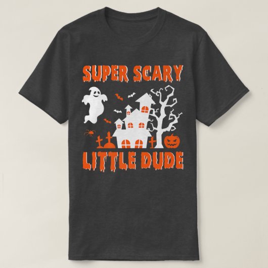 Super Scary Little guy Halloween Costume T-shirt (Design voorkant)