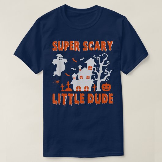 Super Scary Little guy Halloween Costume T-shirt (Design voorkant)