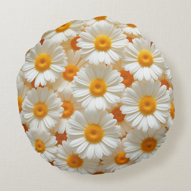Super schattig daisy puff kussen (Achterkant)