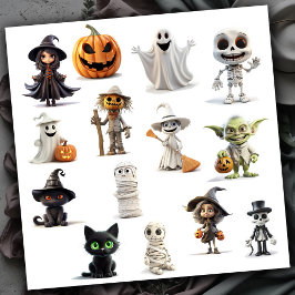 Super Schattig Eng Halloween Sticker
