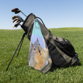 Super schattig  golfhanddoek (Groen)