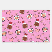 Super schattig Kawaii Sushi Inpakpapier Vel (Voorkant 2)