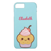 Super schattig kawaii zoete cupcake monogram Case-Mate iPhone case (Achterkant)