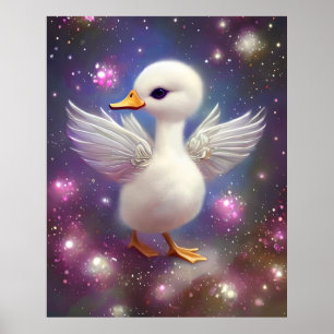Super Schattige Baby Zwaan Grafisch Poster