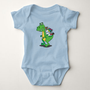 Super Schattige Dinosaurus Eenhoorn Romper