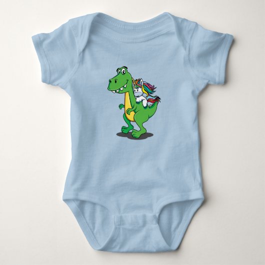 Super Schattige Dinosaurus Eenhoorn Romper (Voorkant)
