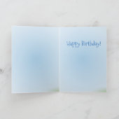 Super schattige egel verjaardagswens kaart (Binnen)