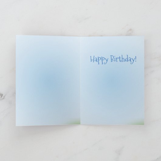 Super schattige egel verjaardagswens kaart (Binnen)