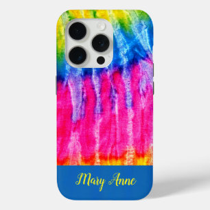 SUPER SCHATTIGE EN KLEURRIJK ABSTRACT DESIGN STROP iPhone 15 PRO CASE