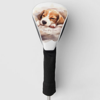 Super schattige engel slapende puppy Beagle hond 0 Golfheadcover