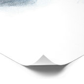 Super schattige engel slapende puppy Border Collie Perfect Poster (Hoek)