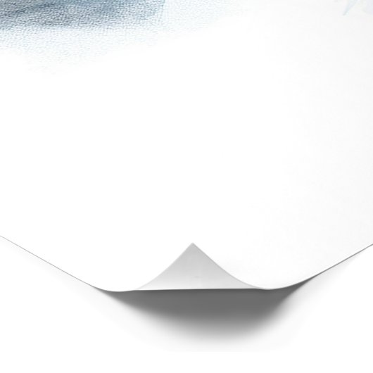 Super schattige engel slapende puppy Border Collie Perfect Poster (Hoek)