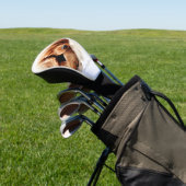 Super schattige engel slapende puppy Cocker Spanie Golfheadcover (Insitu)