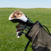 Super schattige engel slapende puppy Cocker Spanie Golfheadcover (Insitu)