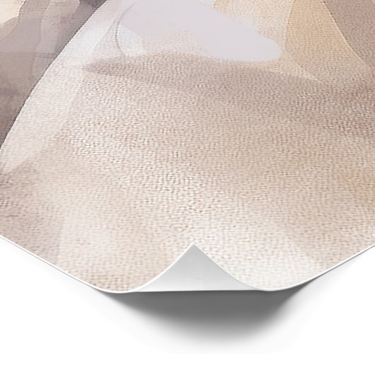 Super schattige engel slapende puppy Yorkshire Ter Perfect Poster (Hoek)